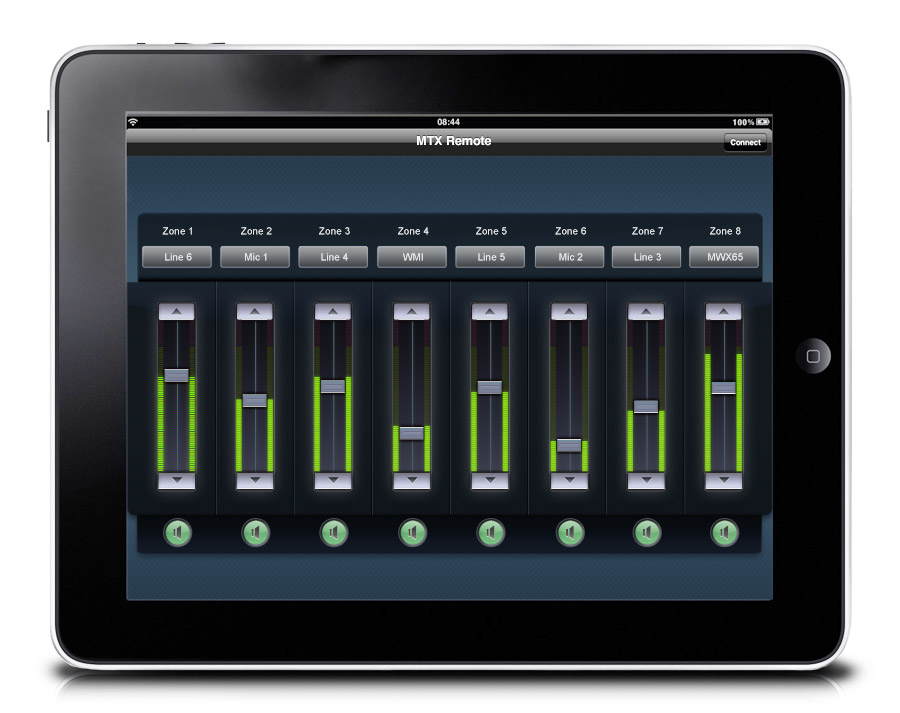 Audac MTX 48 digitale matrix mixer met 4 zones en 6 inputs snel en goedkoop bij